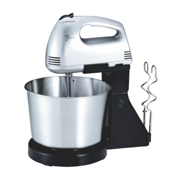Robot da cucina con supporto con ciotola in acciaio inossidabile