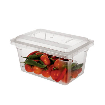 Clear Rectangular Polycarbonate Food Storage Box 19L with Lid