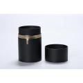 Black Cardboard Paper Tube Luxury Perfume Package Box