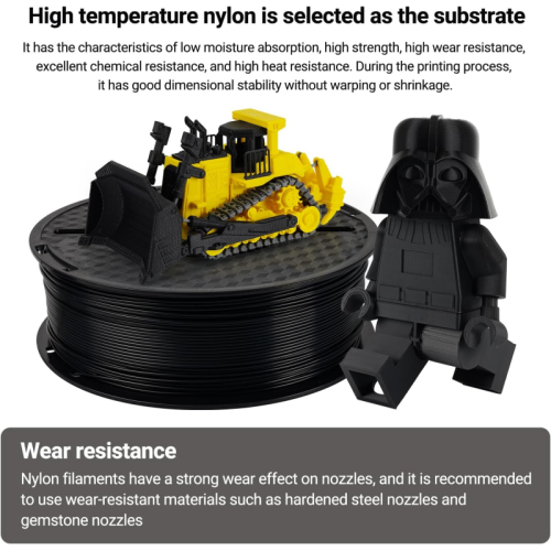 PA6 Nylon 3D Printing Filament 1.75mm