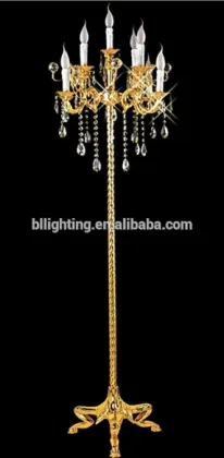 European Indoor Crystal Floor Lamp floor standing light