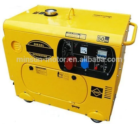 silent 5kw 220v portable generator