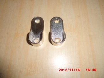 Oval tube fittings , oval tube supports & holders for wardrobe