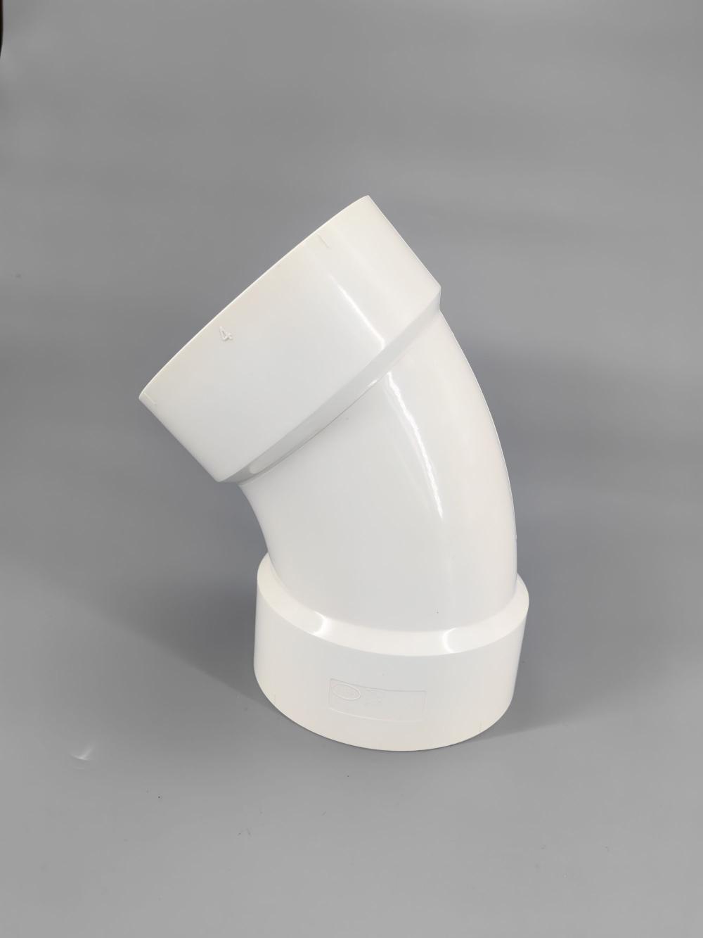 PVC pipe fittings 4 inch 45°ELBOW HXH