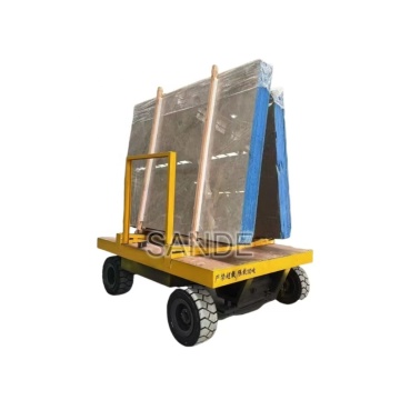 Sande 10T Electric Slab Cart - Steel Marble Transport Dolly for Industrial Stone Factories