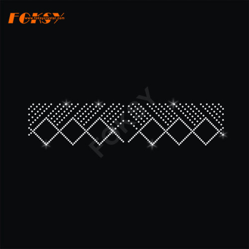 Irregular Gradient Tailless Cheer Bow Heat Rhinestone
