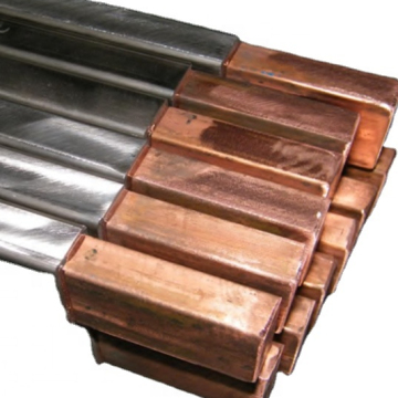 SS-CU Hanger Bar untuk plat anod/katod yang menghulurkan electrowinning/elektro tembaga