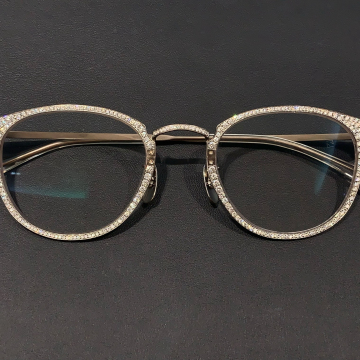 Custom Men's Diamond Sunglasses with Steel Frames: Real Diamond Ice Out Glasses
