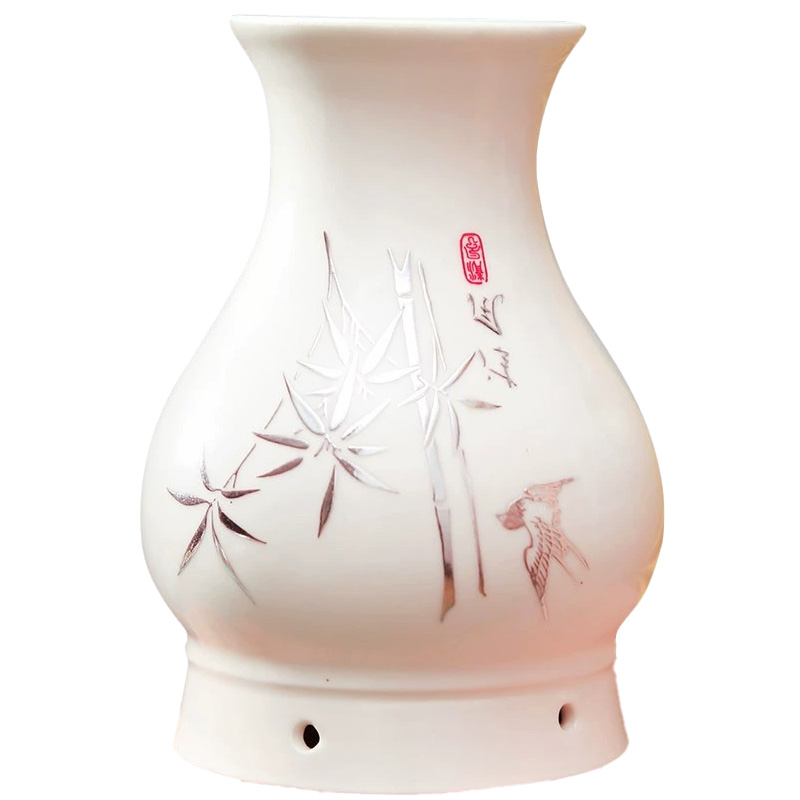 Kerámia kék és fehér porcelán moxibustion edény