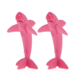 Custom 100% All Silicone Shark Massager Toothbrush