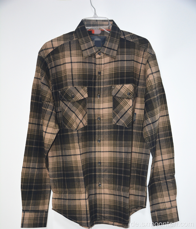 Damen Flanell Langarmshirt