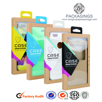 New phone case box with a hook wholesale