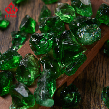 Colored Landscaping Slag Glass Rocks for Garden Decoration
