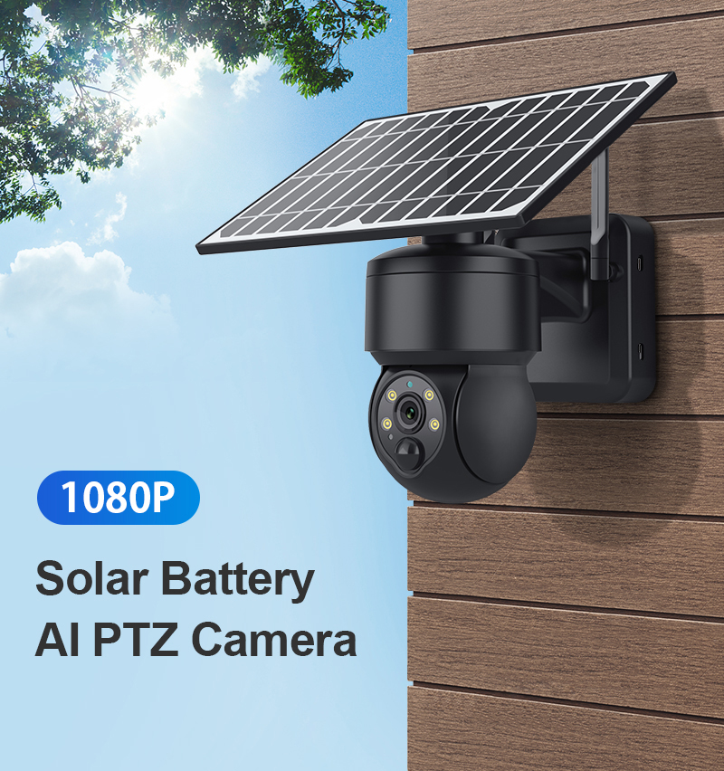 Outdoor Solar Powered Security Ip Camera