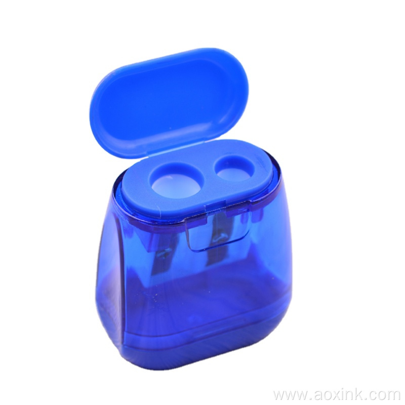 Pencil Sharpener Plastic Student 2 Hole Kids Custom