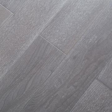 Parquet en noyer d&#39;ingénierie gris foncé