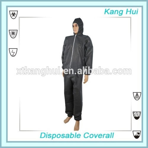 2014 high quality spunbond nonwoven pp disposable coverall