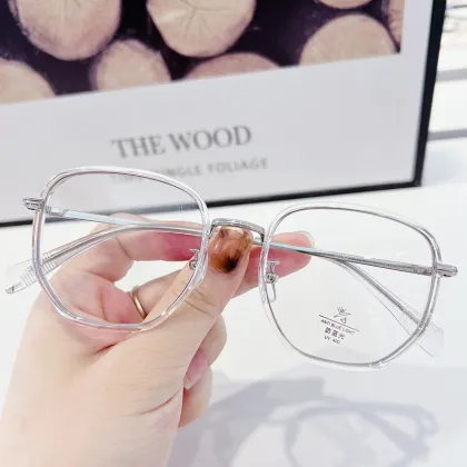 M2847 Simple Irregular Anti-Blue Ray Glasses Frame