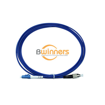 Cable de conexión para exteriores de PVC blindado (OFNR) 1F LC-FC SM