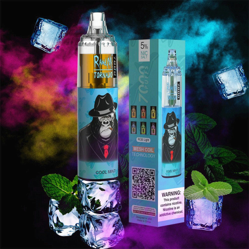 Melhor venda RM Tornado 7000 Puffs Vape descartável