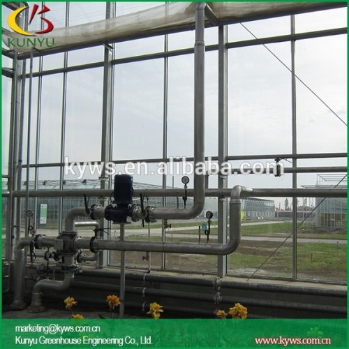 Sawtooth Type Commercial Glass Greenhouse Greenhouse Glass Sizes, High