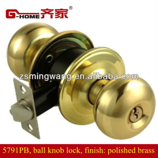 Hot products cylindrical door knob lock 5791PB