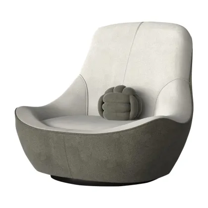 Italian Design Rotatable Lonely Wind High Back Sofa Chair