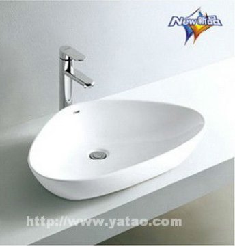 YC-069 ceramic table top wash basin