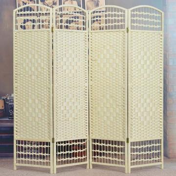 Customized handwoven paper folding screen room divider