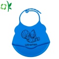 Printing Cartoon Animal Shape Silicone infant bibs