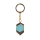 Turquoise Six Prism Pendant Plated Gold Jewelry