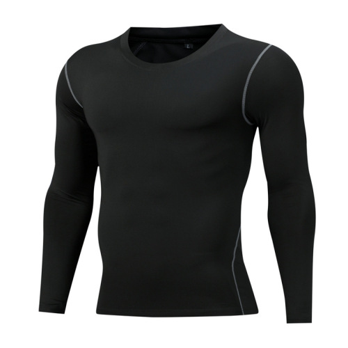 Chemise de compression à manches longues pour homme