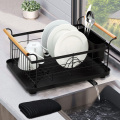 Hot Sell Single Tier Kitchen Accessories Organizer Dish Drying Drainer Rackpowder Coating Dish Rack