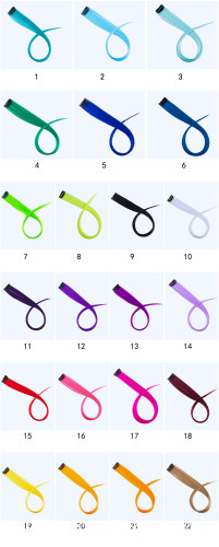 Wholesale Clip Hair Synthetic Fiber Hair Extension In Party Club Concert For Festival Silky Soft And Light Hair Piece