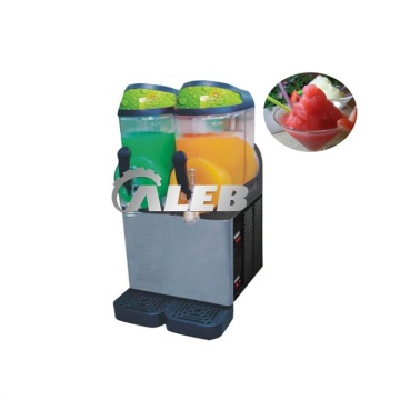 Dispenser minuman sejuk 2 tangki berkualiti tinggi &amp; mesin slush beku: penyelesaian minuman utama anda