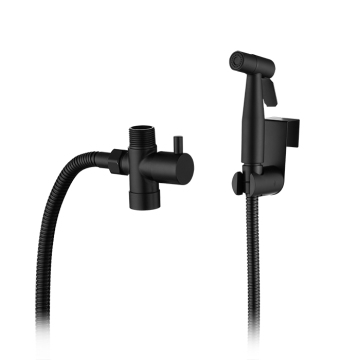 Black Portable Handheld Stainless Steel 304 Bathroom Bidet Sprayer
