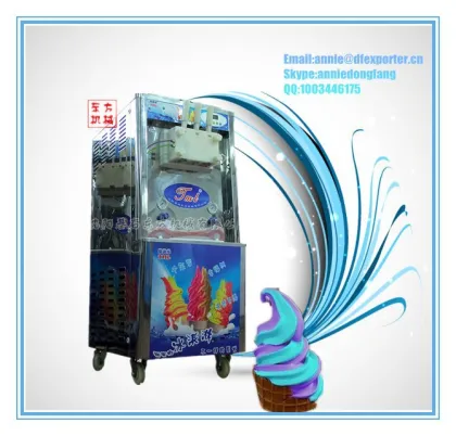 commercial fry ice cream machine/ industry ice cream machine/ water-cooled ice cream machiney
