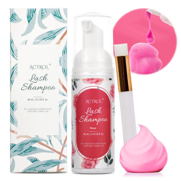Rose Aloe Lavender Shampoo with Eyelash Cleanser Mousse and Makeup Remover