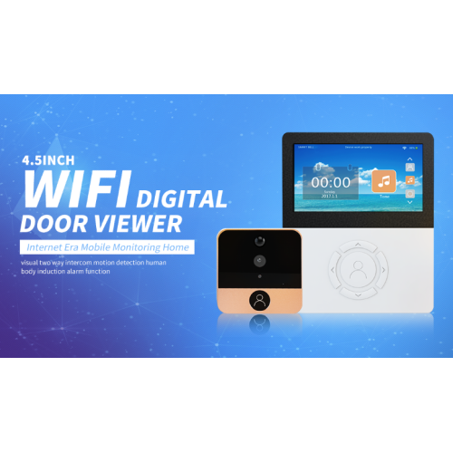 Visore digitale per porte WiFi ACTOP da 4,5 pollici con telecamera HD