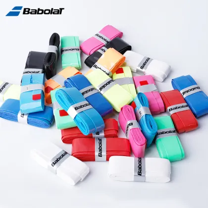 Babolat Sweat Absorbing Glossy Sticky Tennis Badminton Racket Grip Tape Fishing Rod Non-slip Grip Leather 10pcs for Sale