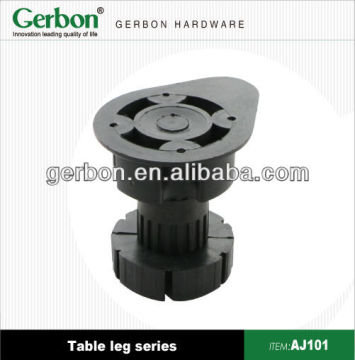 Adjustable table leg insert