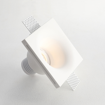 Anti-Glare Aluminum Embedded Downlight LED Gypsum Light