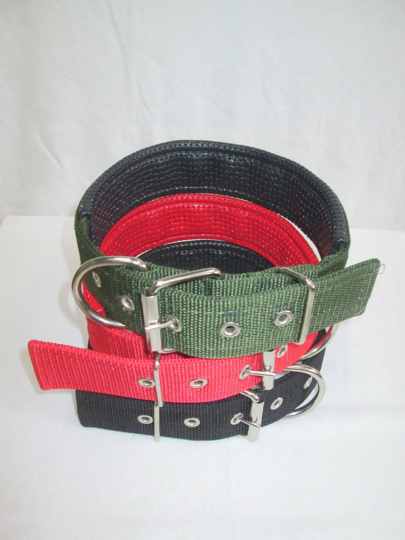 Wholesale Nylon PU Large Dog Harness Collar