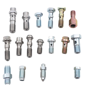 Factory Direct Brake Hose Line End Fitting Adapters M10X1 1.25 3/8-24 Stainless Steel
