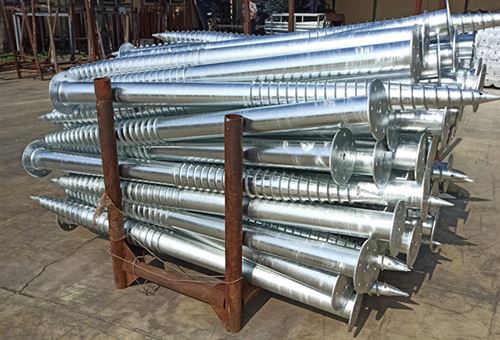 galvanized ground screw