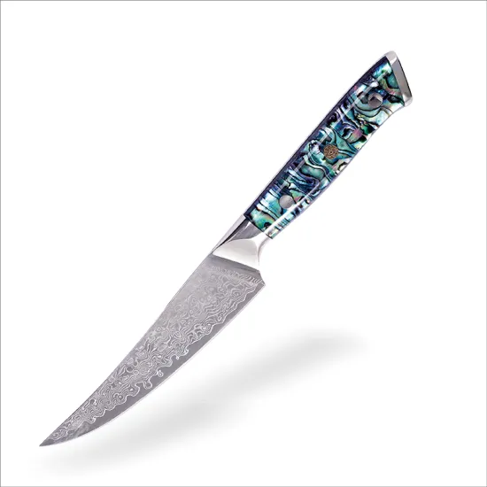 4.5 Inch 67 Layers Damascus Steel Western Steak Knife for Restaurant Kitchen