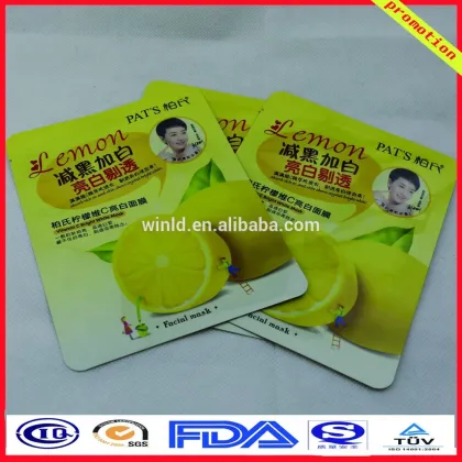 facial mask pouches