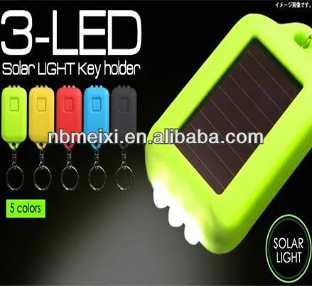 solar led keychain light