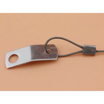 Rozsdamentes acél pántkábel acél füllel