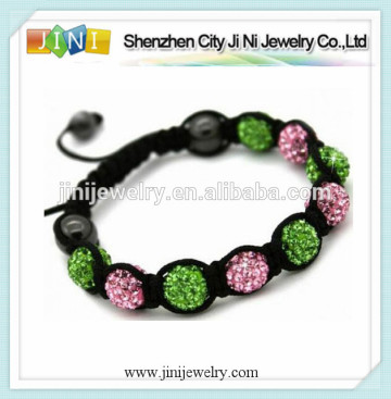 crystal ball shamballa bracelet